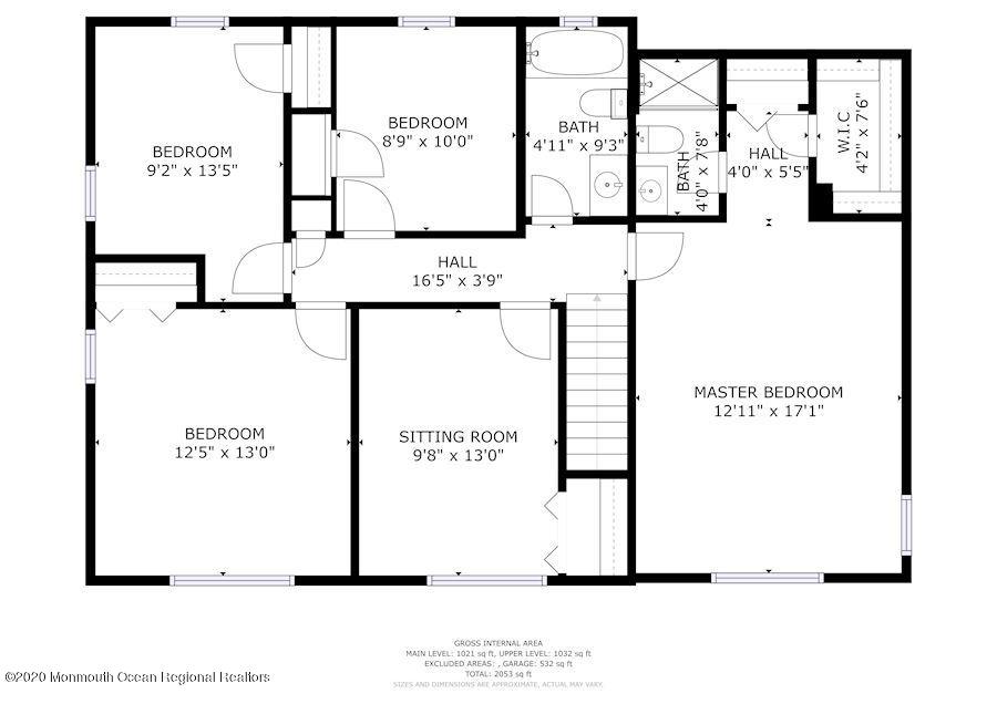 7 Lancelot Road Manalapan, NJ 07726 - Photo 31 of 31 2nd Floor Plan
