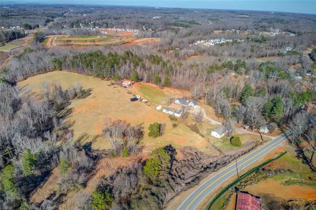 a view of a backyard of a house