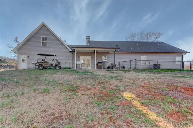 front view of a house with a big yard