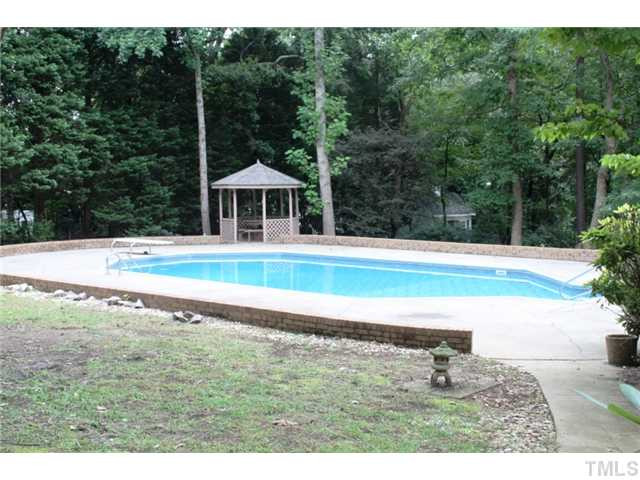8516 Kempton Road Raleigh, NC 27615 - Photo 15 of 15 View of pool and gazebo from side/back yard. Back Yard