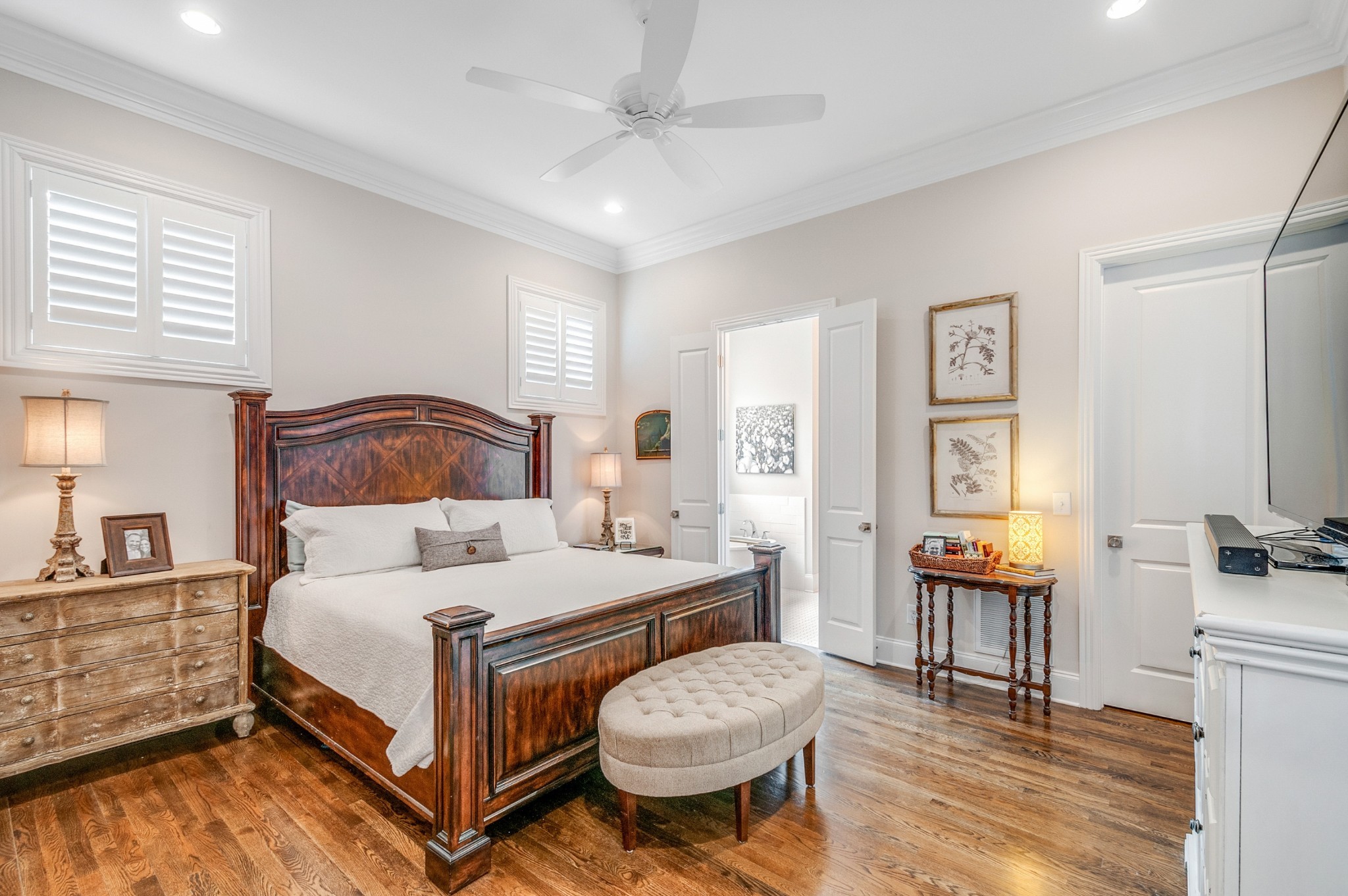 1043 Calico Street Franklin, TN 37064 - Photo 16 of 35 a bedroom with a bed and a table in it