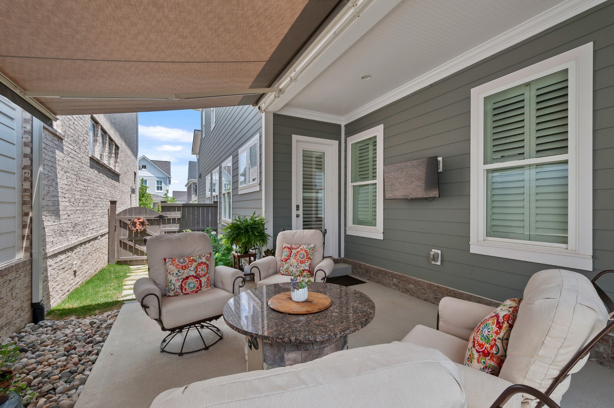 1043 Calico Street Franklin, TN 37064 - Photo 32 of 35 a outdoor living space with furniture and a potted plant