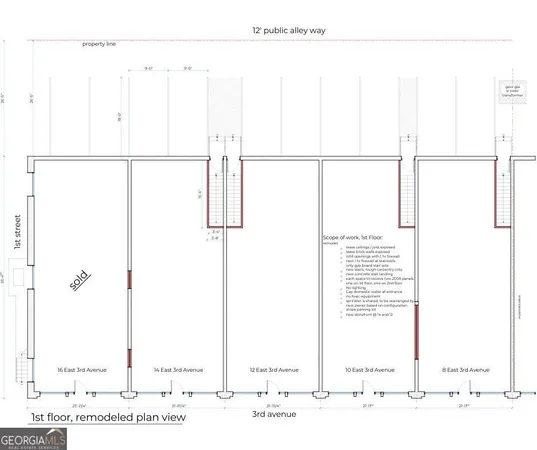 a picture of a floor plan