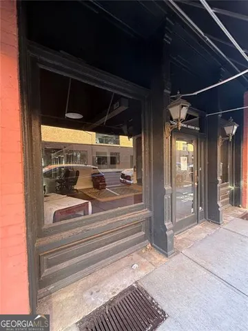 a view of a door of the house