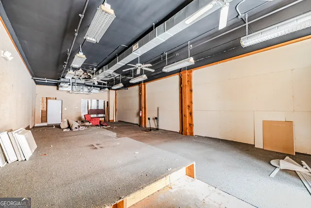 a view of storage and utility room