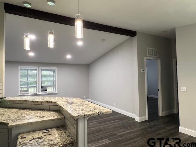 174 County Road 2604 Pittsburg, TX 75686 - Photo 15 of 22 a kitchen with a stove and a refrigerator