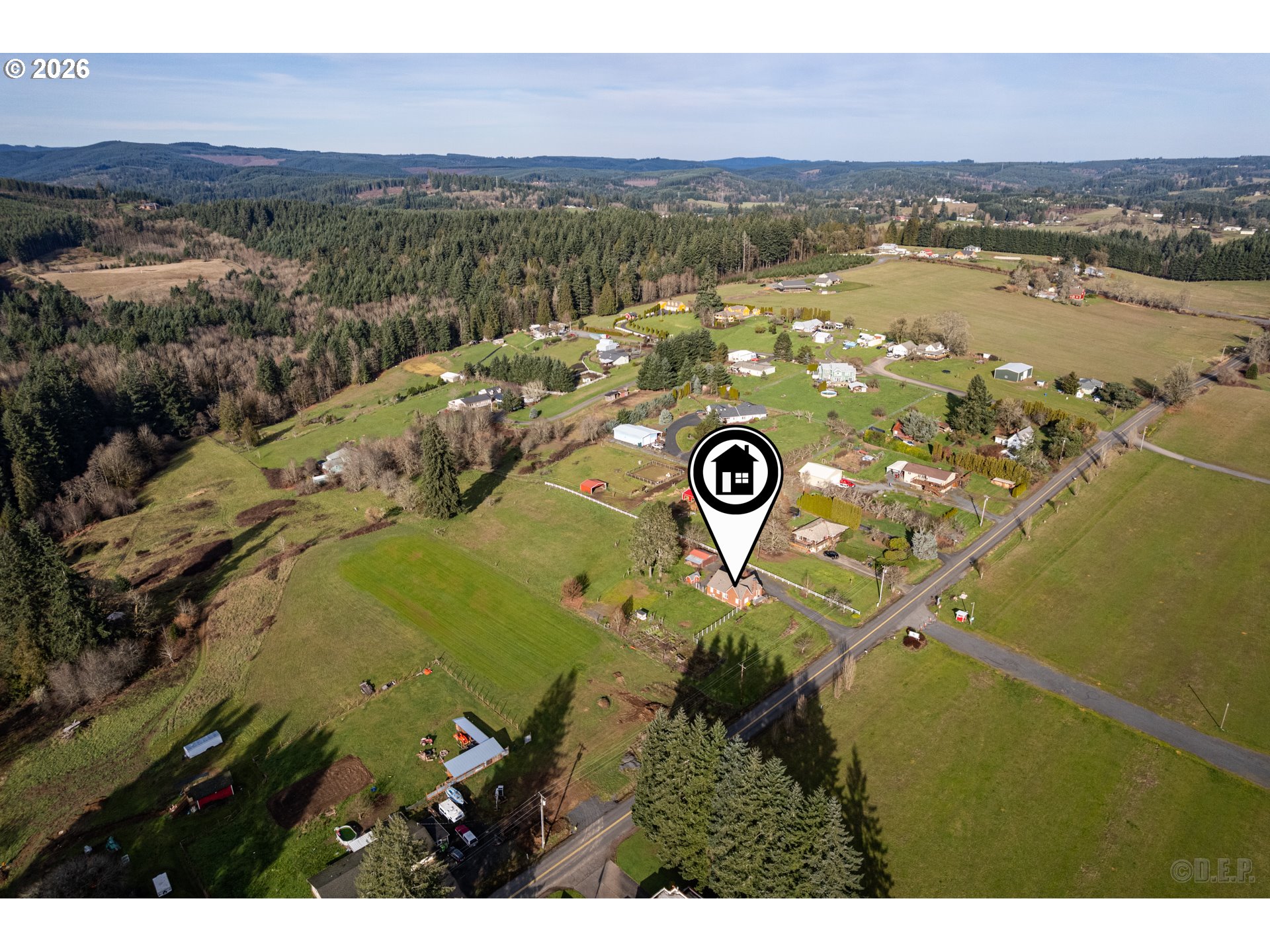 58871 Saulser Road St. Helens, OR 97051 - Photo 39 of 47 Drone View/UAV