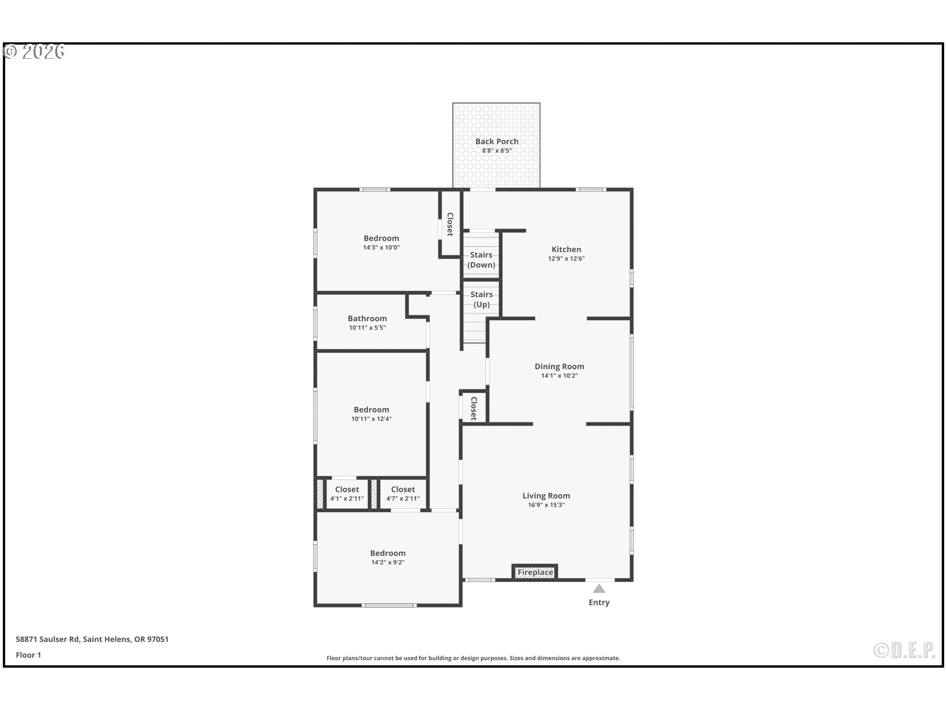 58871 Saulser Road St. Helens, OR 97051 - Photo 44 of 47 Floor Plan