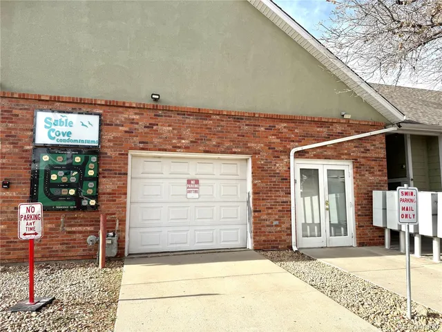 a view of front door of house