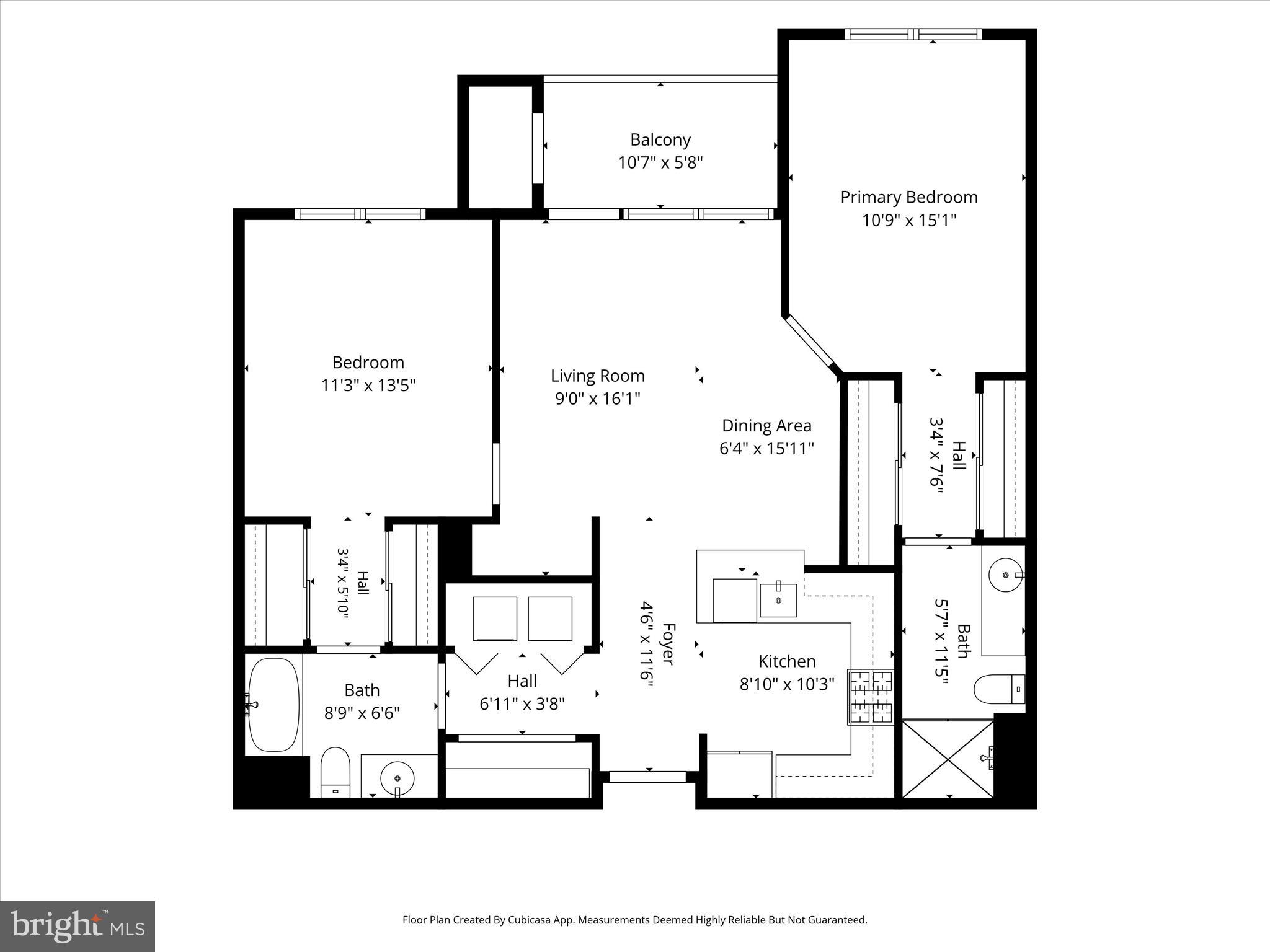 12001 Market Street, Unit 177 Reston, VA 20190 - Photo 63 of 63 Bright, open floor-plan - 1,047 sq. ft.