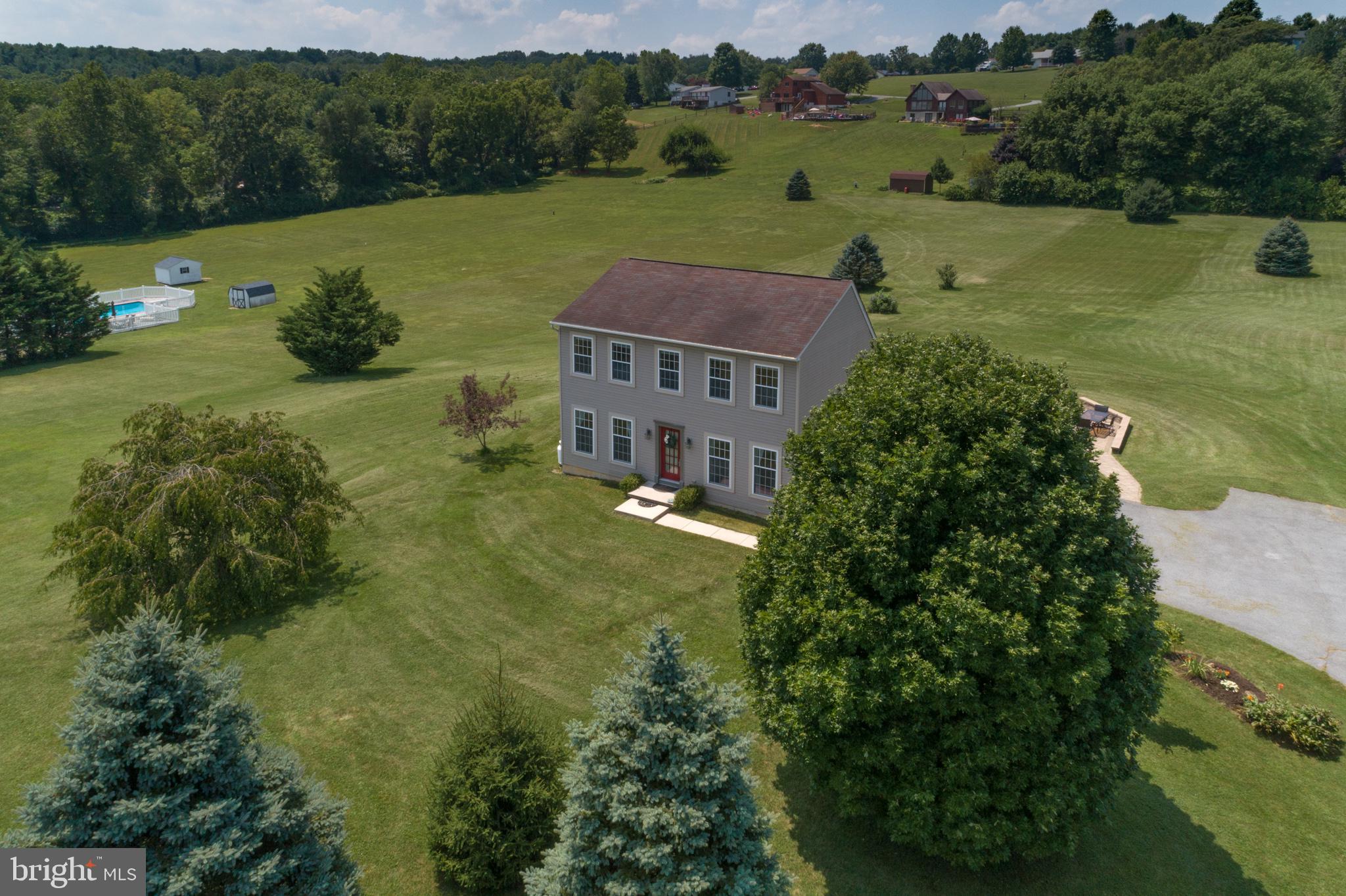 11728 Beaver Dam Road Union Bridge, MD 21791 - Photo 3 of 49 Aerial View of Home and Property