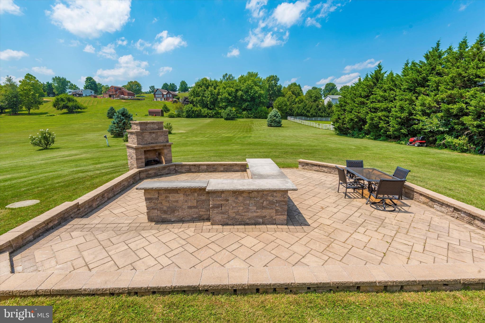 11728 Beaver Dam Road Union Bridge, MD 21791 - Photo 40 of 49 Patio has Counter Space, Fireplace & Dining Area