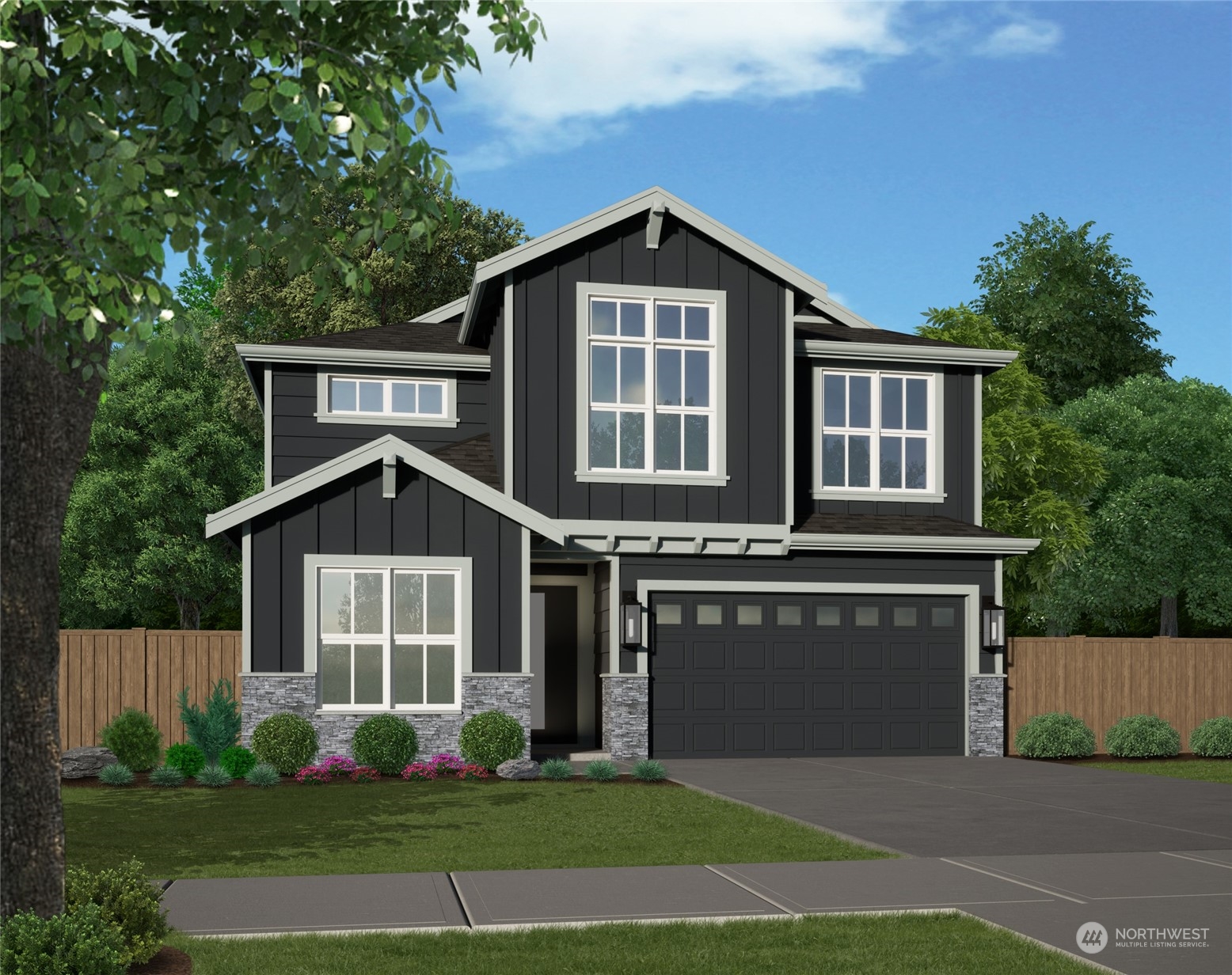 3601 220th Street Southeast Bothell, WA 98021 - Photo 1 of 1 a front view of a house with a garden