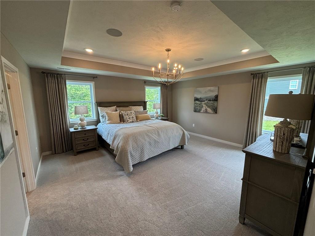 160 Raphael Court Clinton, PA 15026 - Photo 14 of 19 a bedroom with a bed window and dresser