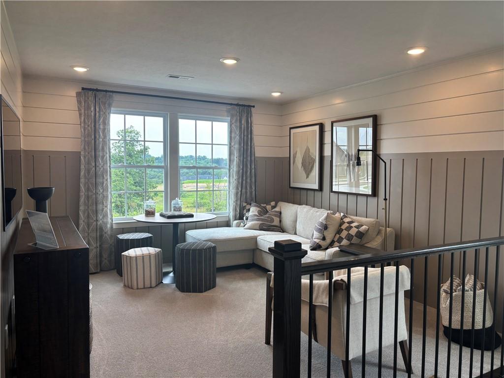 160 Raphael Court Clinton, PA 15026 - Photo 7 of 19 a living room with furniture and large windows