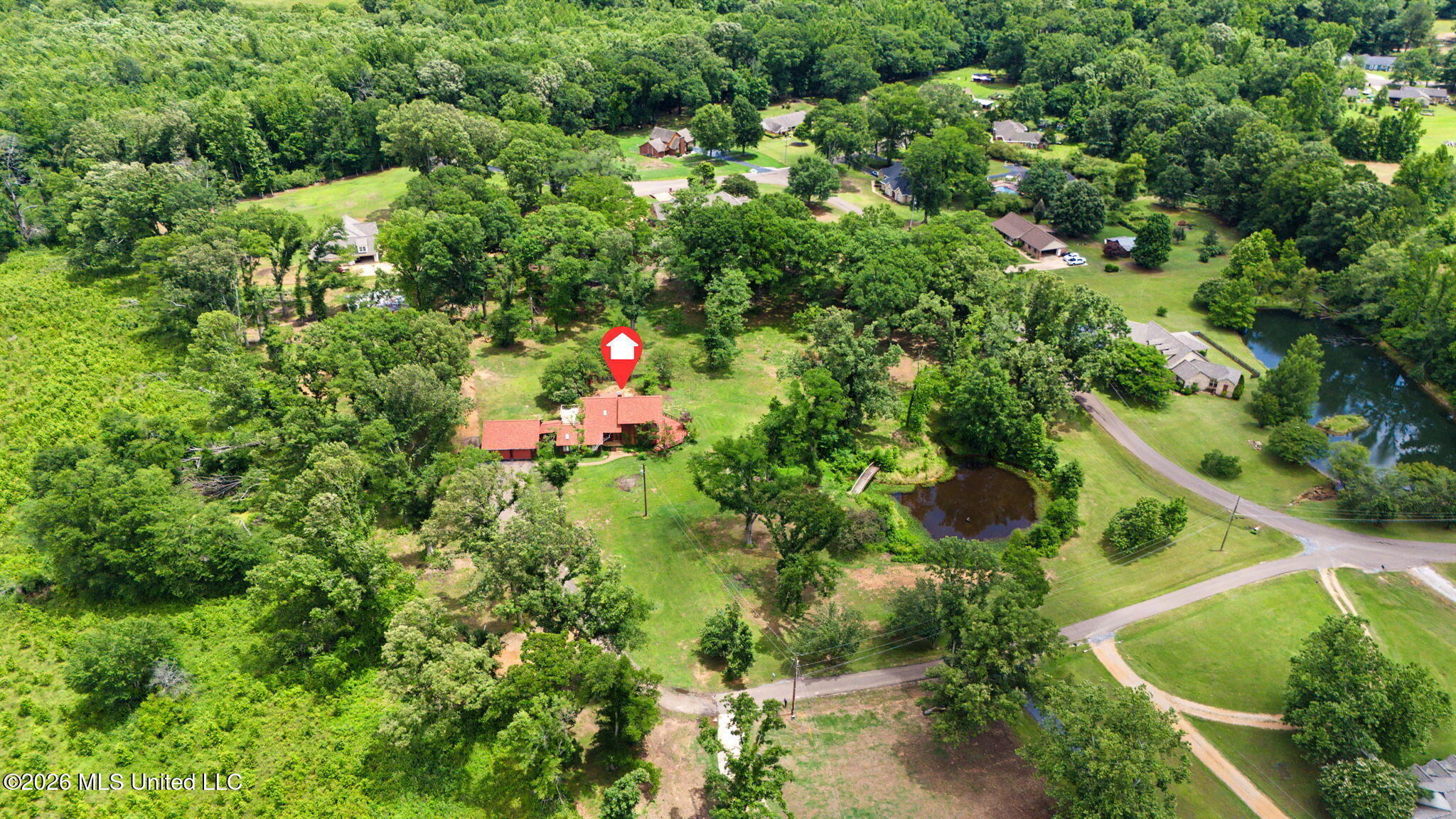 448 Oakley Road Senatobia, MS 38668 - Photo 58 of 61 Ariel view!