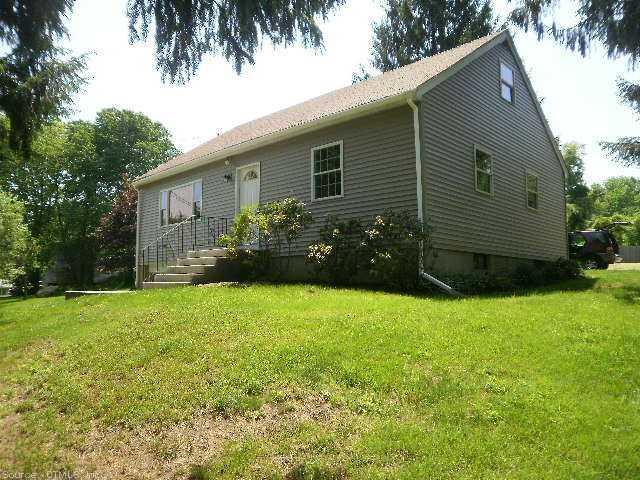 Exterior Front. New roof, new windows, new siding!