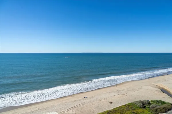 a view of an ocean beach