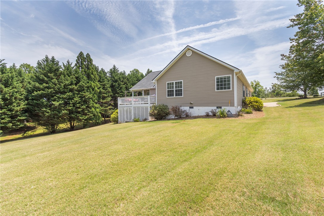 861 North Old Pendleton Road Liberty, SC 29657 - Photo 43 of 45 A spacious backyard with mature trees offers a private oasis for outdoor enjoyment.