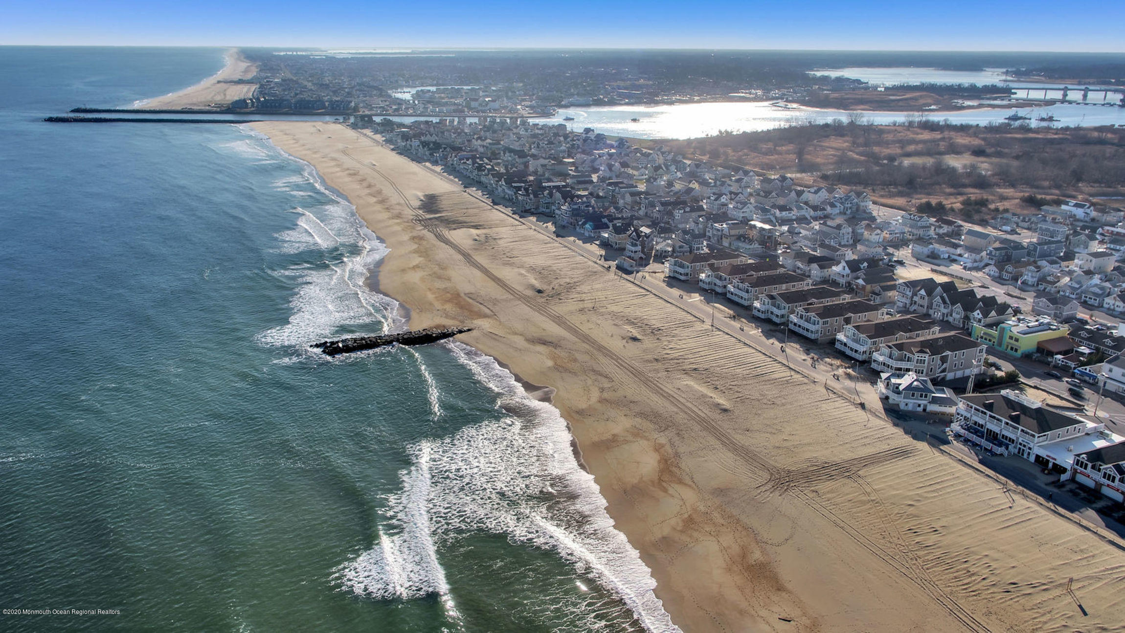 209 Beach Front, Unit 1 Manasquan, NJ 08736 - Photo 32 of 40 a view of outdoor space and ocean view