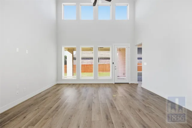 wooden floor in an empty room