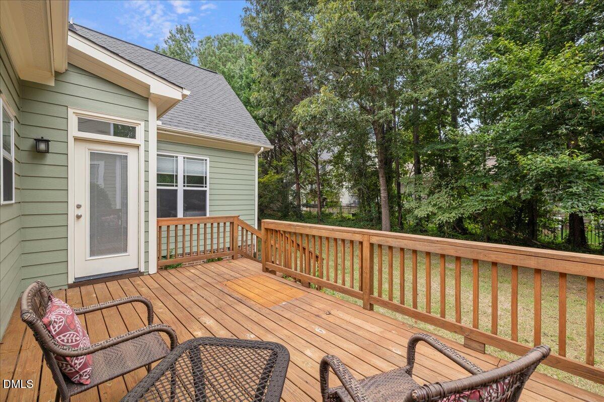 3205 Suncrest Village Lane Raleigh, NC 27616 - Photo 25 of 29 a view of a two chairs in the balcony