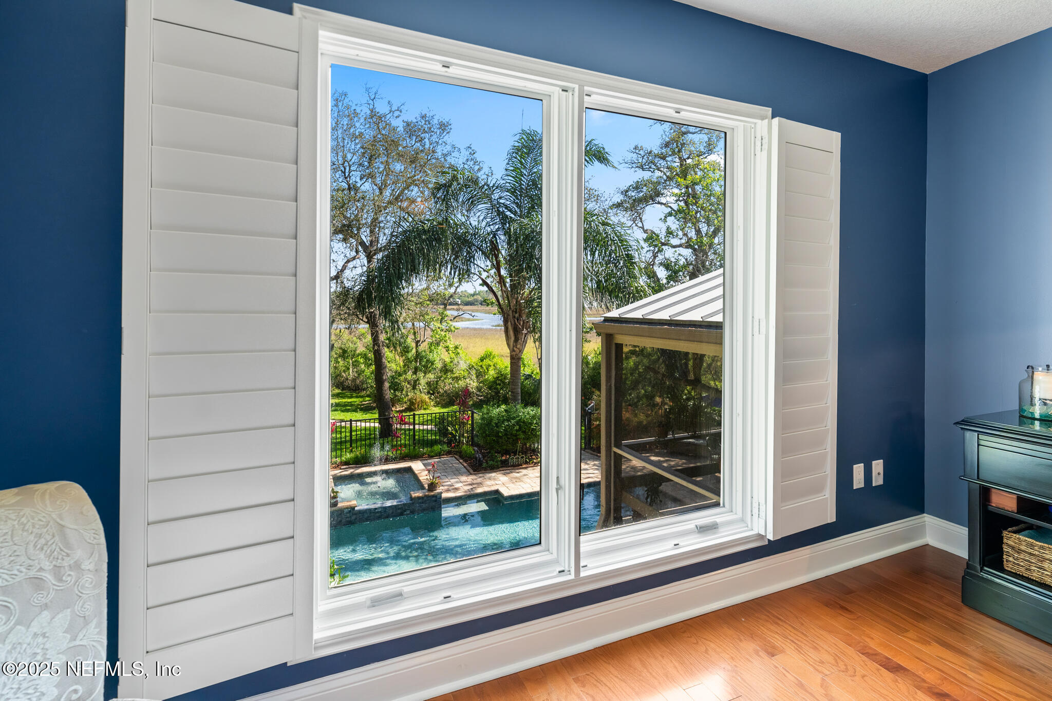 1836 Nightfall Drive Neptune Beach, FL 32266 - Photo 18 of 56 a view of a garden from a window