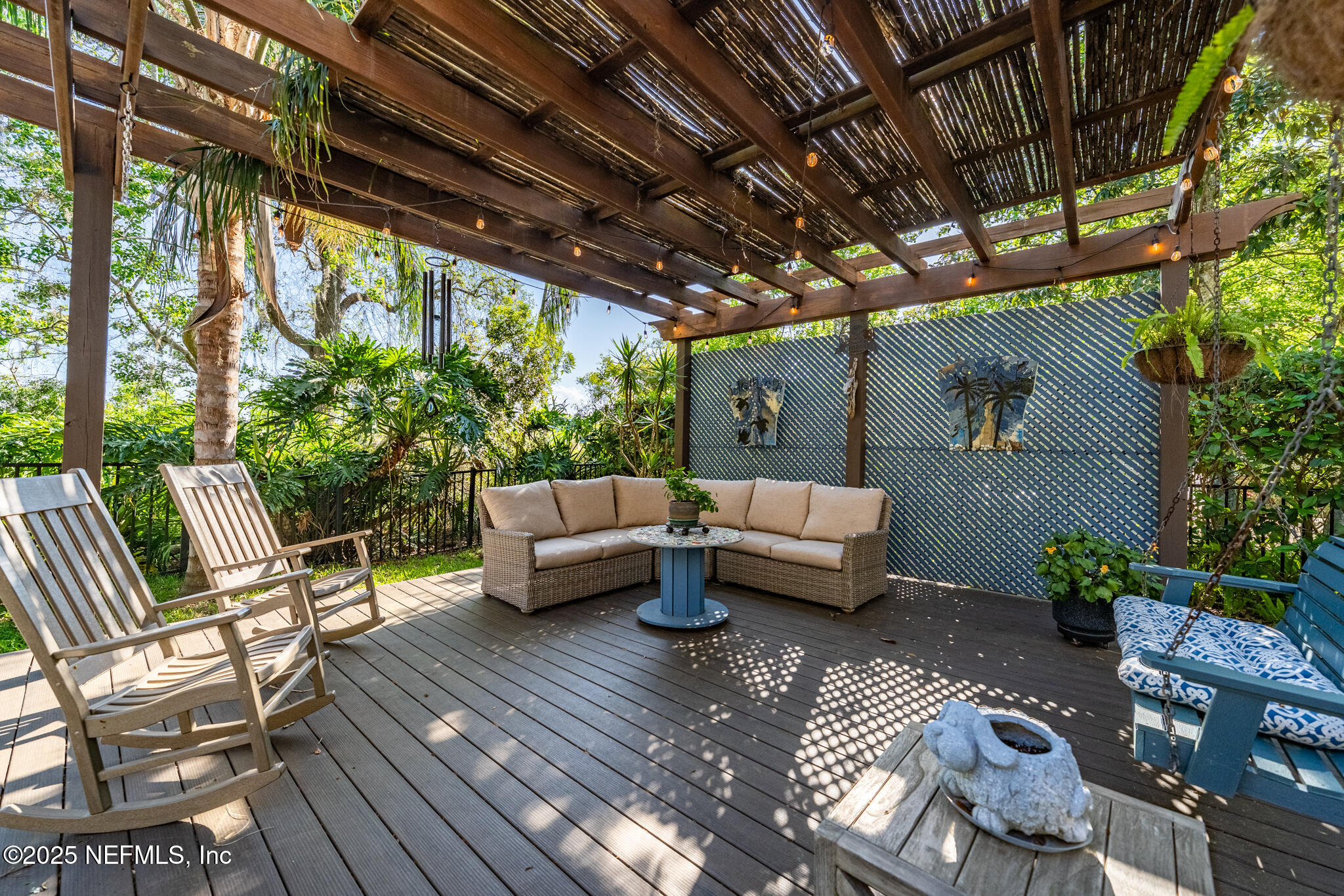 1836 Nightfall Drive Neptune Beach, FL 32266 - Photo 31 of 56 a outdoor living space with furniture and a couch