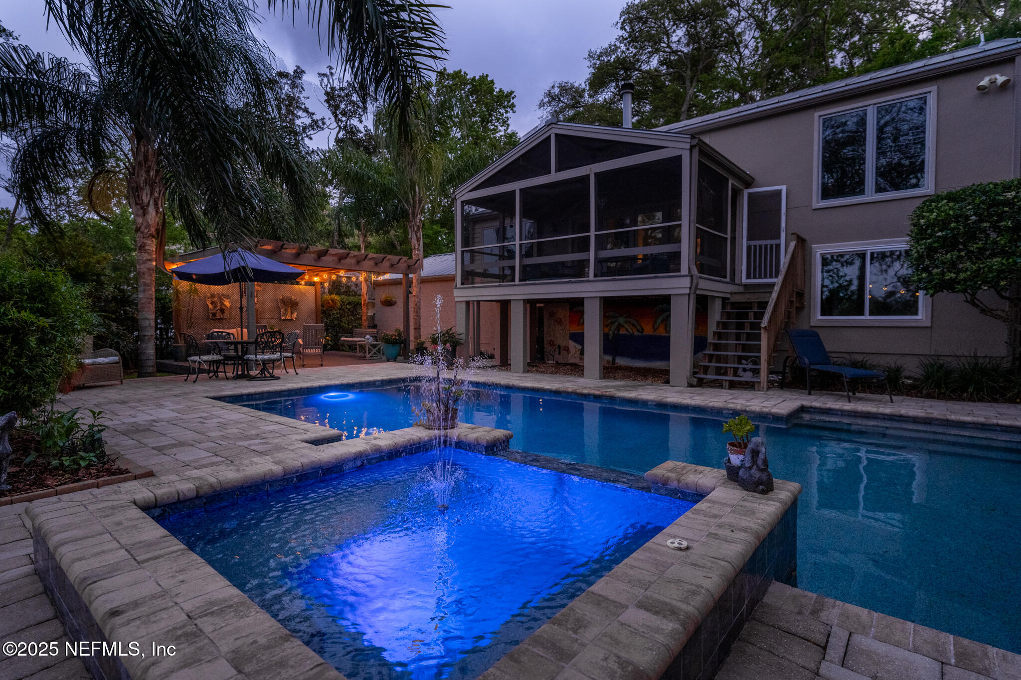 1836 Nightfall Drive Neptune Beach, FL 32266 - Photo 45 of 56 a view of a house with swimming pool