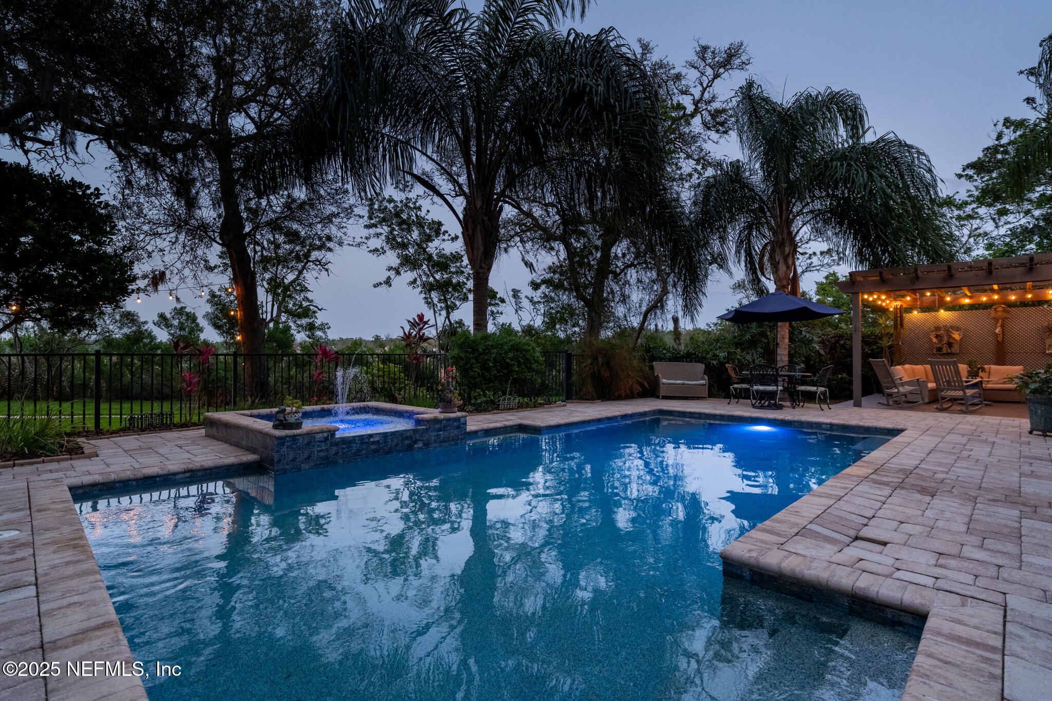 1836 Nightfall Drive Neptune Beach, FL 32266 - Photo 46 of 56 a view of swimming pool with seating space