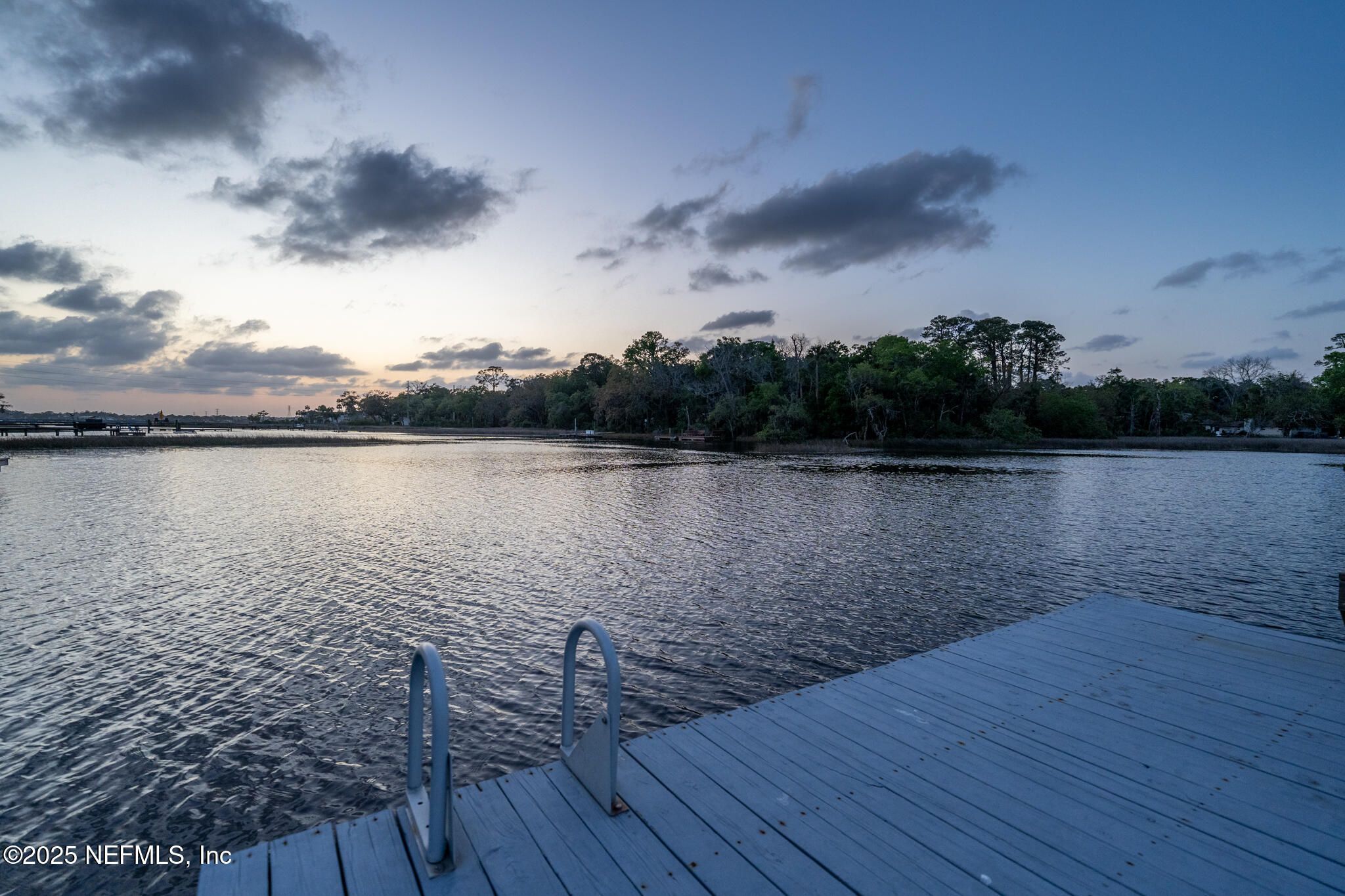 1836 Nightfall Drive Neptune Beach, FL 32266 - Photo 56 of 56 End of Dock at Dusk