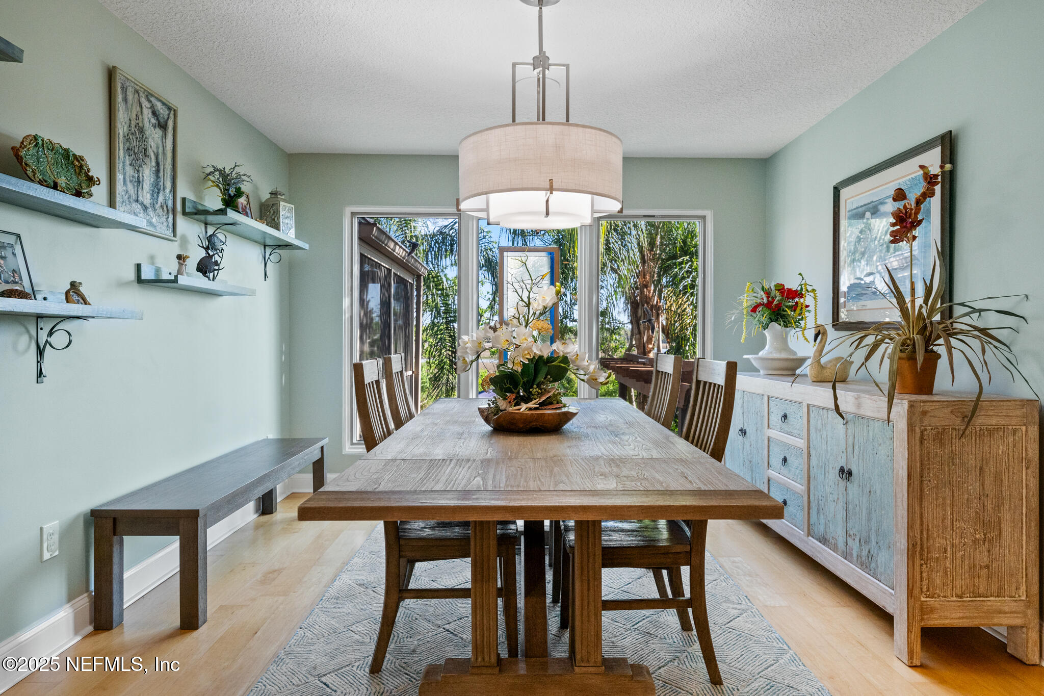 1836 Nightfall Drive Neptune Beach, FL 32266 - Photo 10 of 56 a view of a dining room with furniture window and outside view