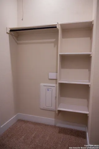 a room with closet