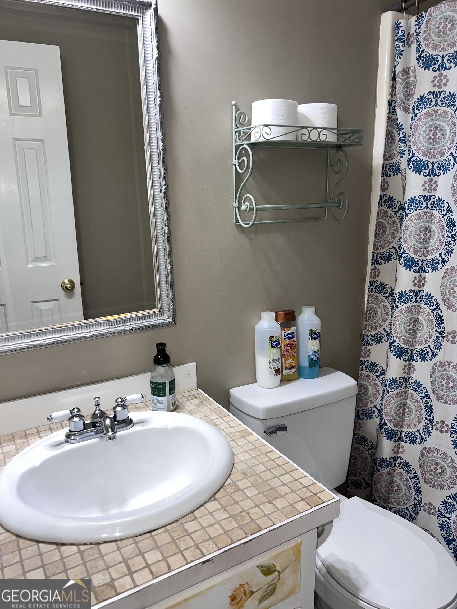 256 Cherokee Ridge Athens, GA 30606 - Photo 17 of 35 a bathroom with a sink and a mirror with toilet