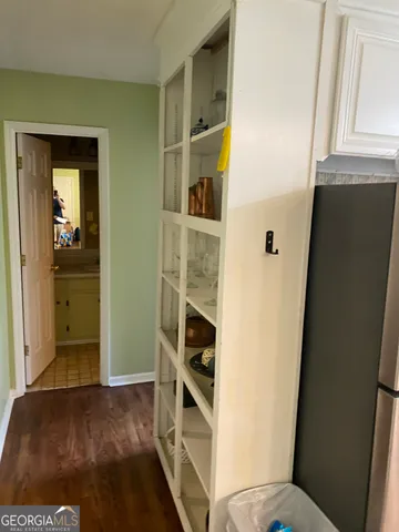 a view of walk in closet