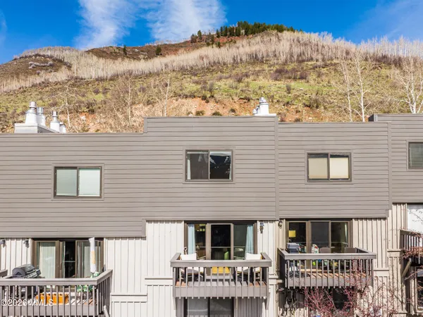 a view of a lake in middle of the town