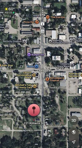 $70,000 | 221 Williams Street, Marlin, TX 76661