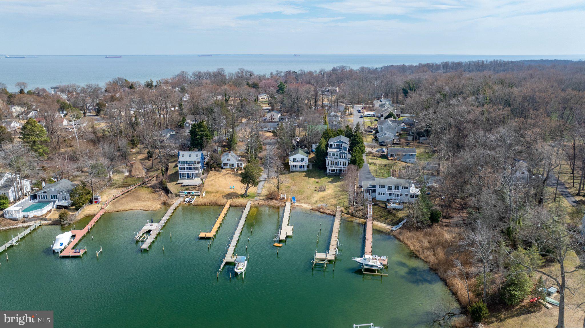 1221 Cedar Lane Edgewater, MD 21037 - Photo 58 of 58 an aerial view of a house with a swimming pool