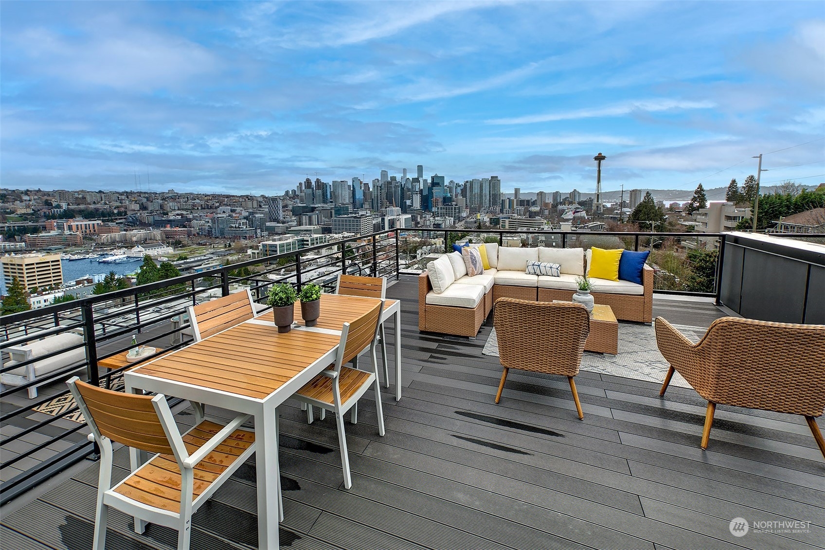 509 Galer Street Seattle, WA 98109 - Photo 16 of 40 an outdoor space with seating