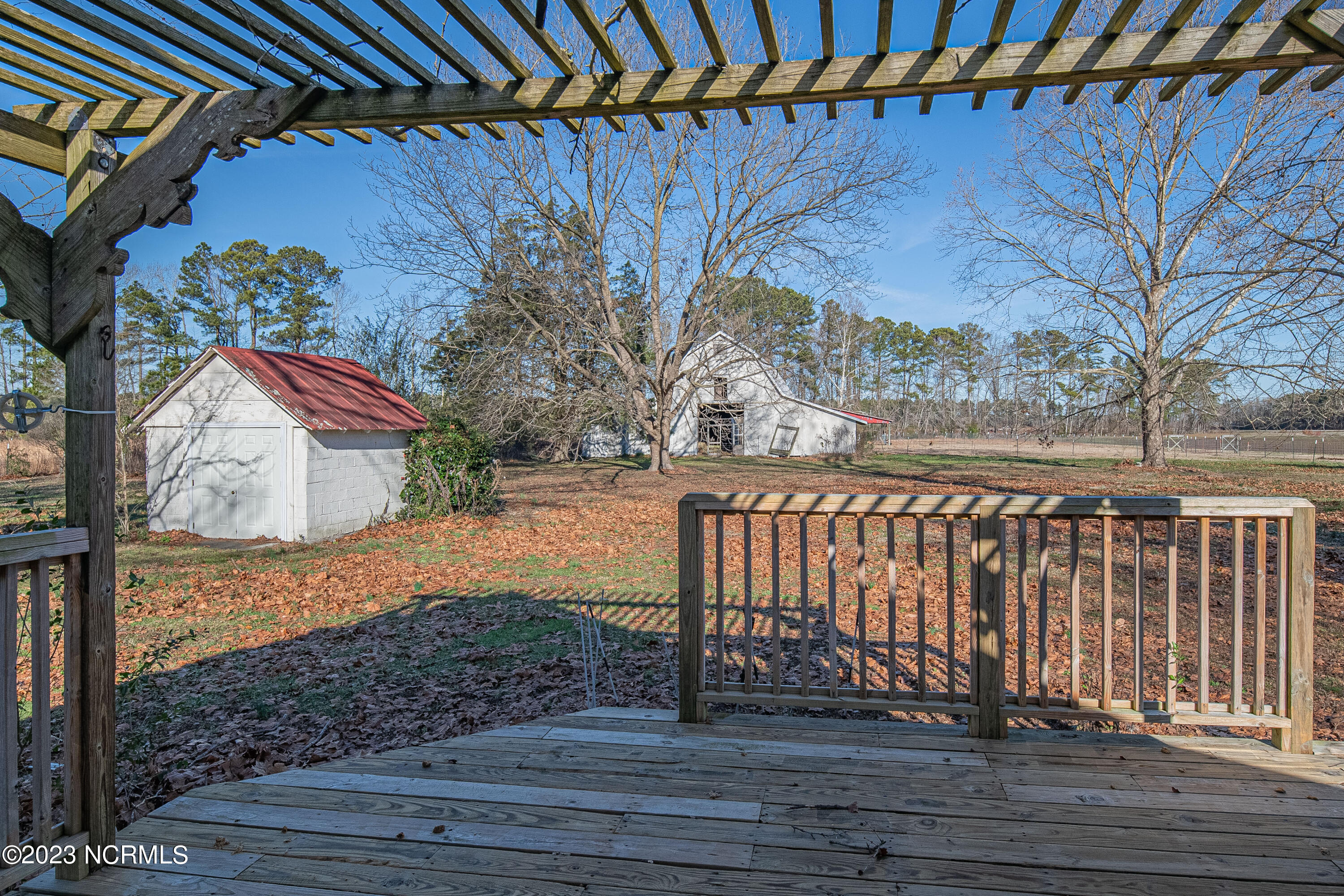 1713 Worthington-Warren Road Stokes, NC 27884 - Photo 15 of 42 View From Rear Deck