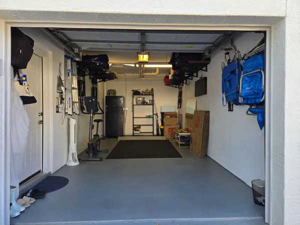 a view of a walk in closet