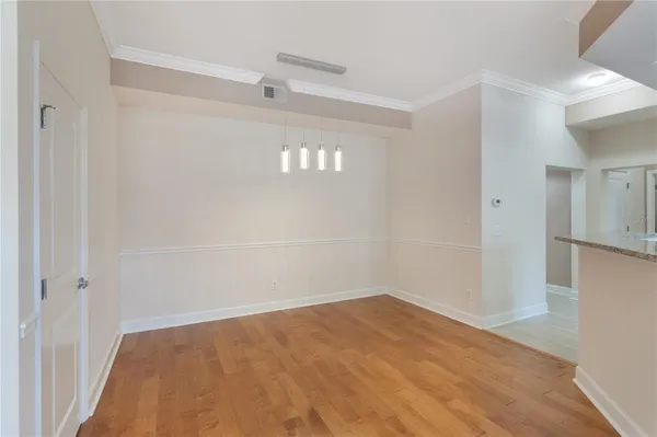 a view of empty room