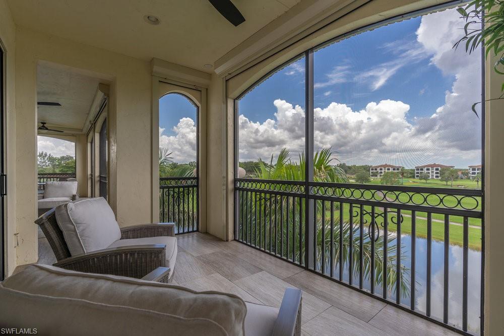 16444 Carrara Way, Unit 7301 Naples, FL 34110 - Photo 20 of 42 a view of balcony with furniture