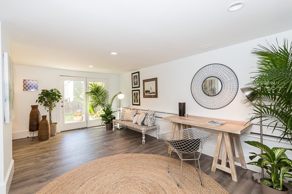 26 Vinal Avenue, Unit 1 Somerville, MA 02143 - Photo 12 of 17 a living room with furniture and a potted plant