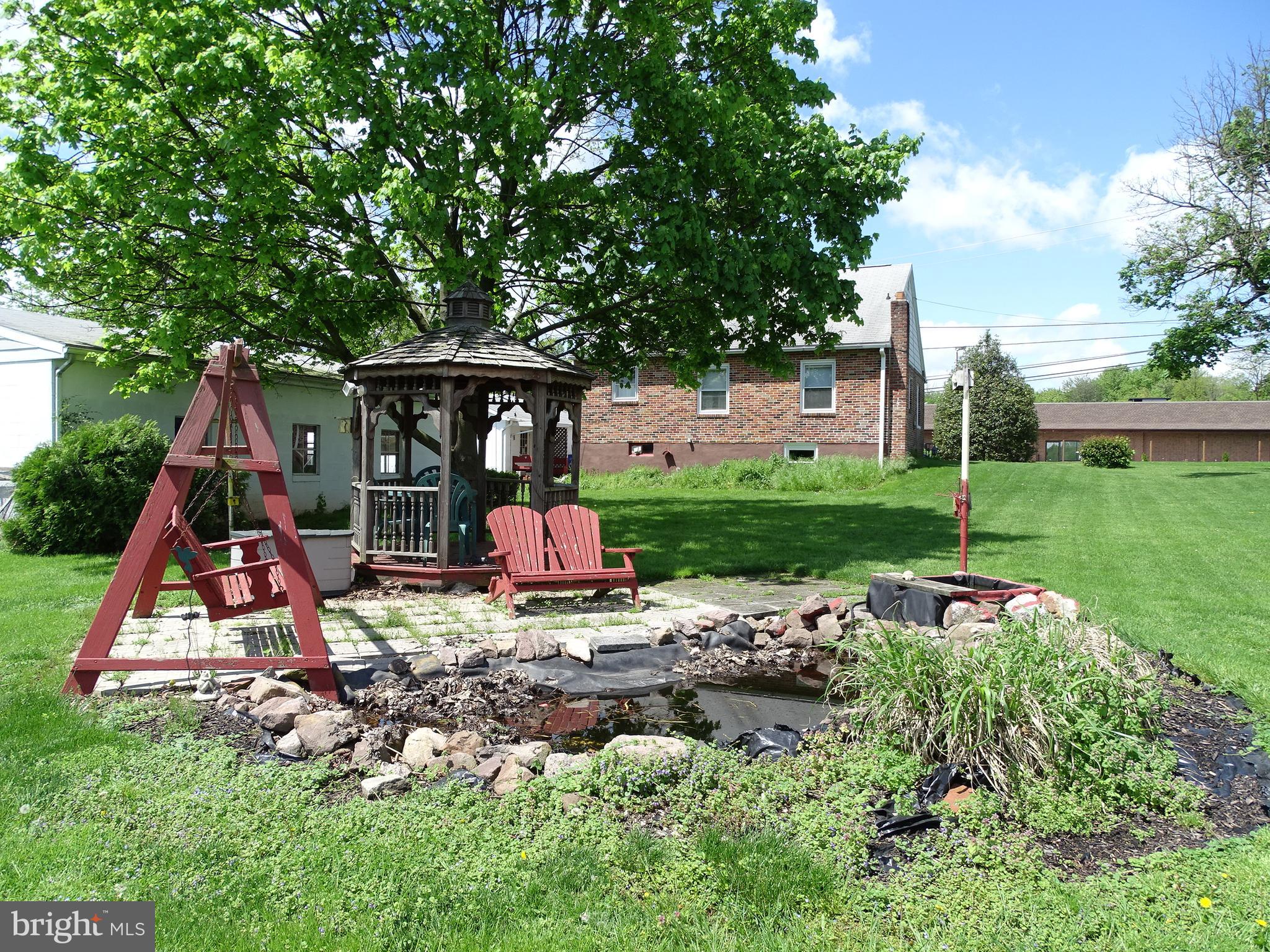 2441 Oakland Road Dover, PA 17315 - Photo 27 of 29 Gazebo with Fish Pond