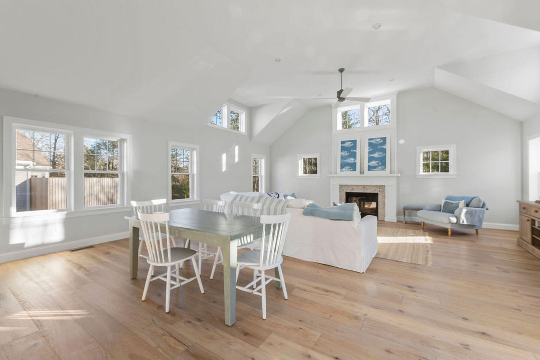 39 Cottage Lane Mashpee, MA 02649 - Photo 15 of 35 a view of a dining room with furniture window and wooden floor