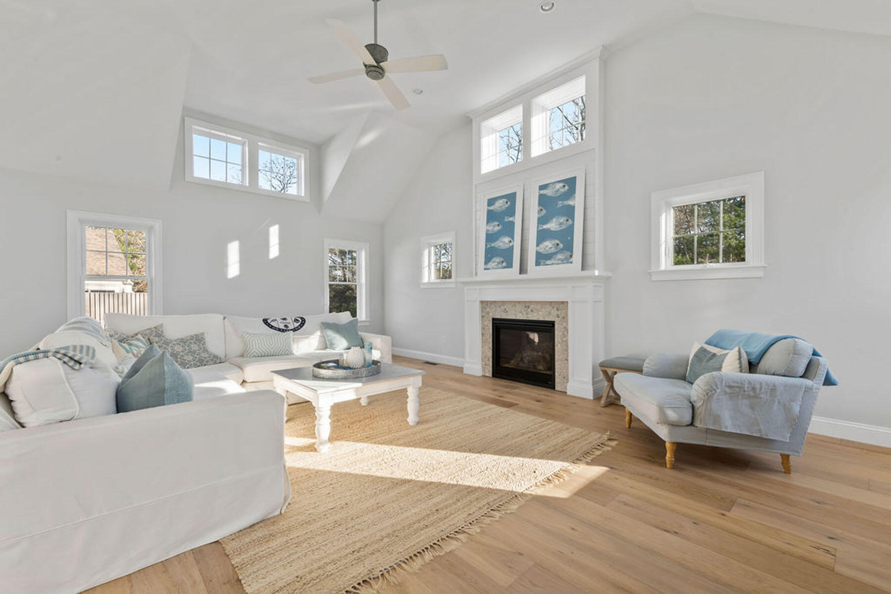 39 Cottage Lane Mashpee, MA 02649 - Photo 35 of 35 a living room with fireplace furniture and a fireplace