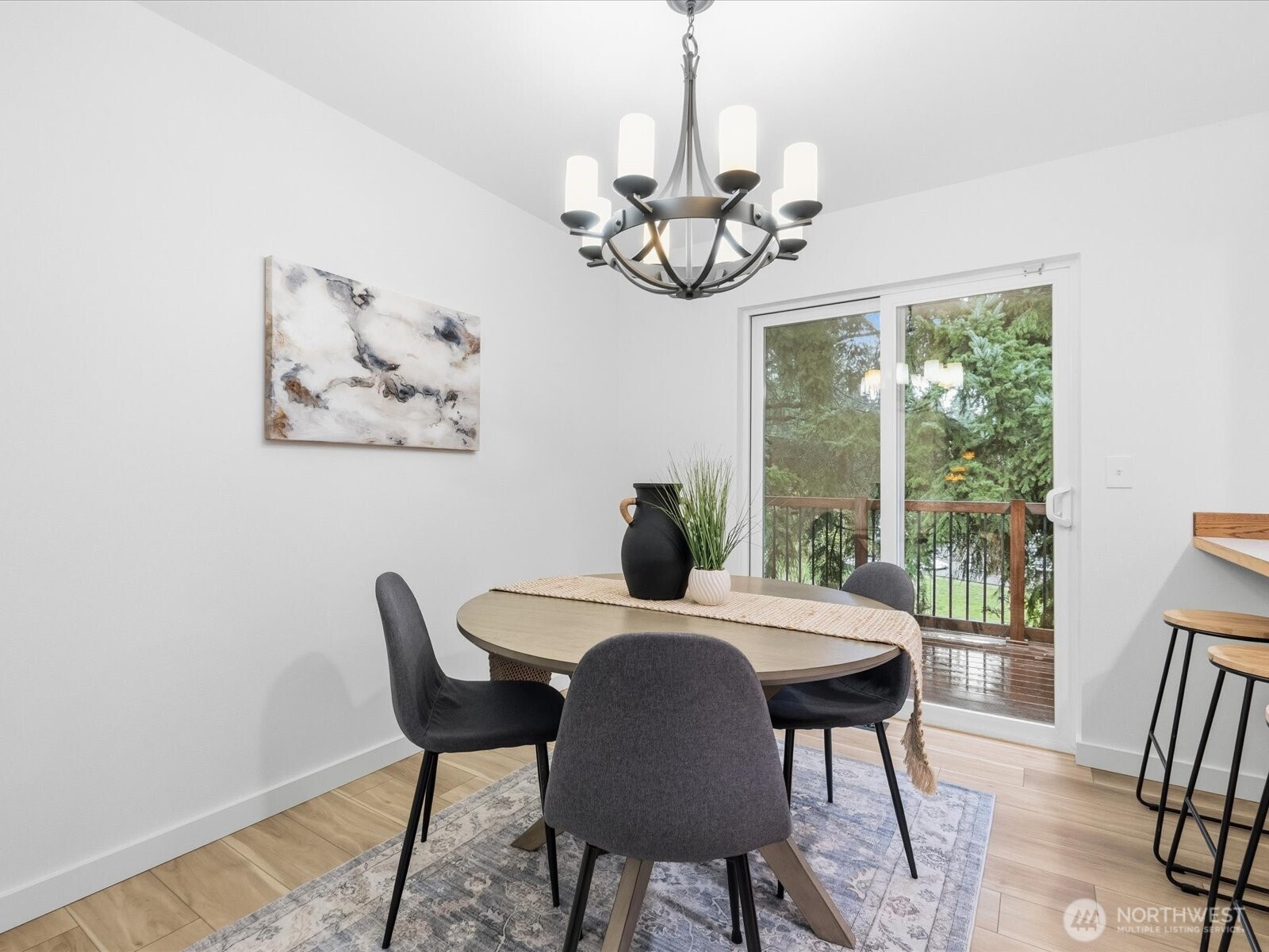 3129 200th Place Southeast Bothell, WA 98012 - Photo 17 of 38 a view of a dining room with furniture window and outside view