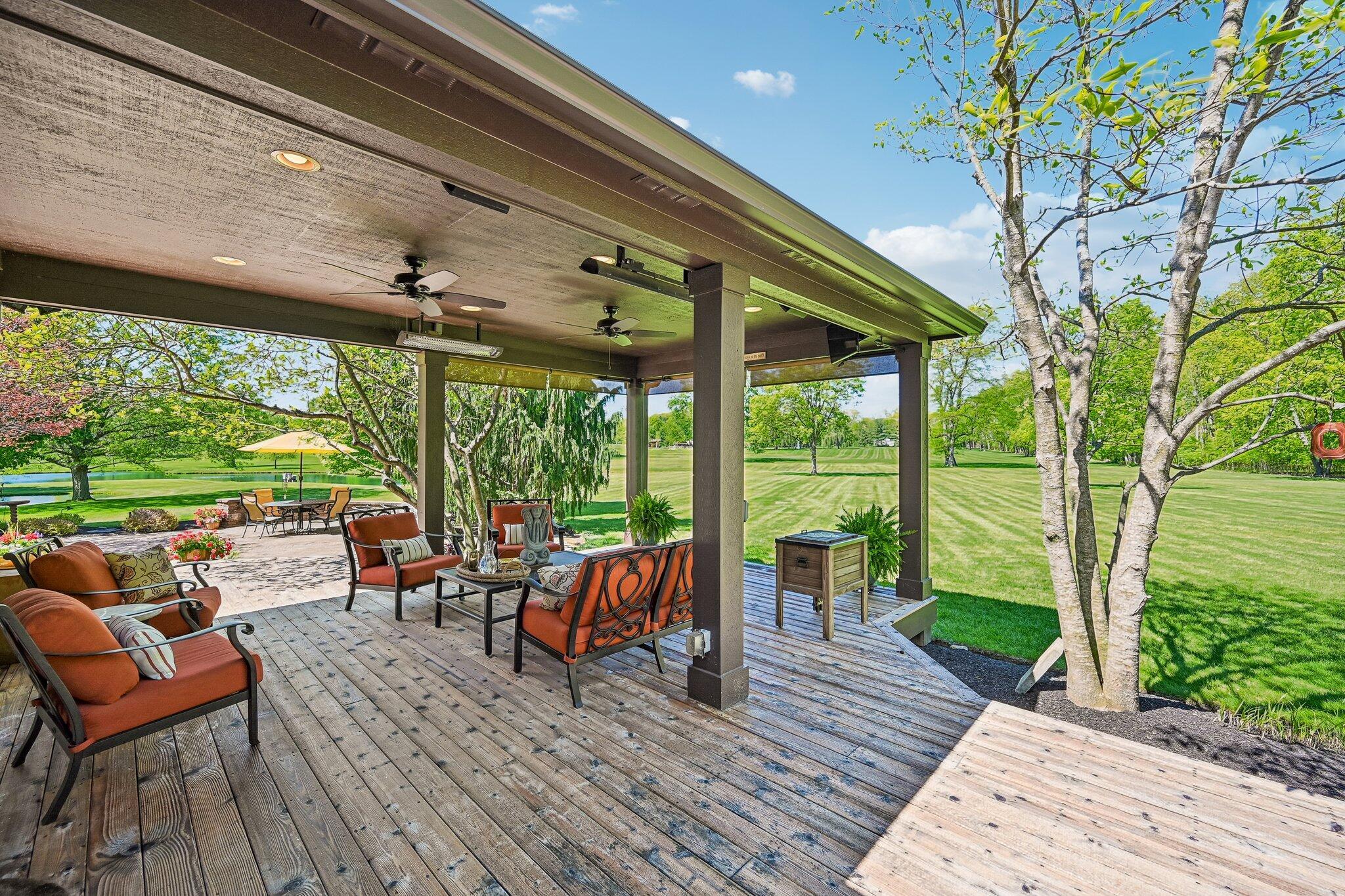 8310 Dublin Road Delaware, OH 43015 - Photo 40 of 62 Covered Deck