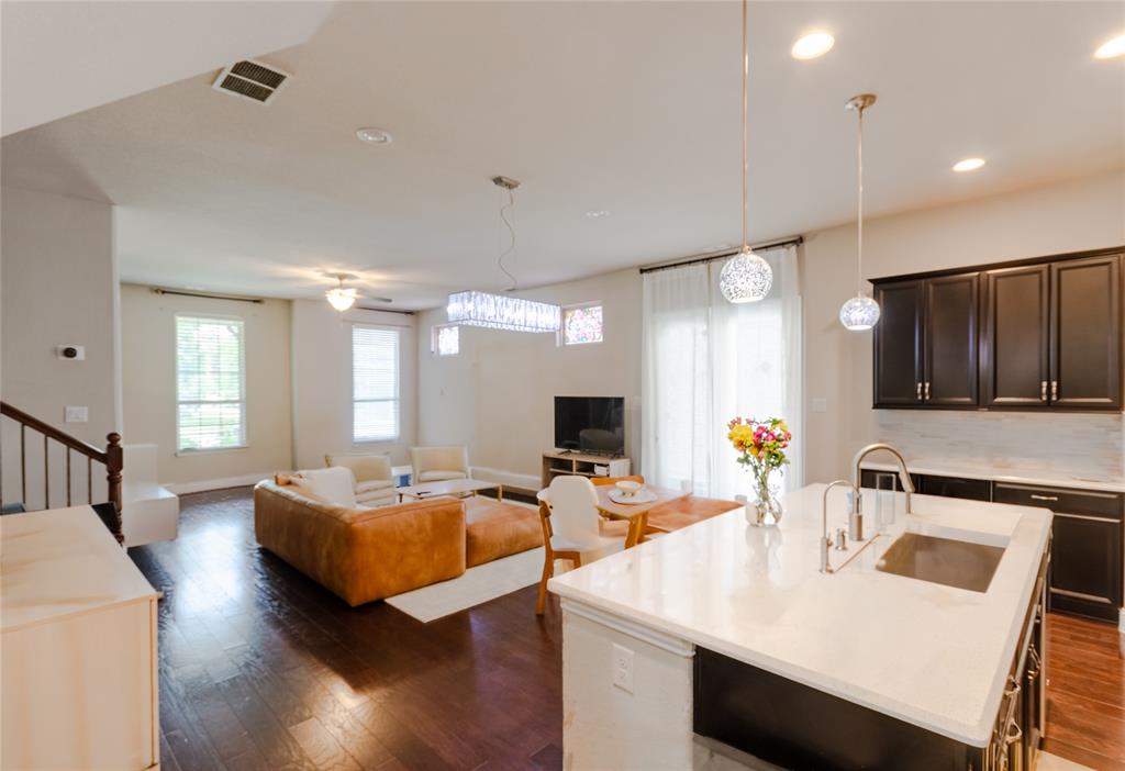 1448 Pebble Way Allen, TX 75013 - Photo 5 of 25 a living room with furniture kitchen view and a large window